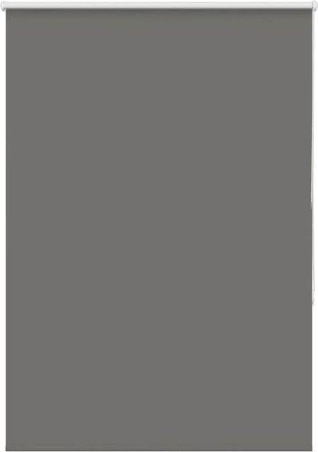 vidaXL Verdunkelungsrollo Grau aus Polyester, B: 110 cm, H: 150 cm - Bild 1