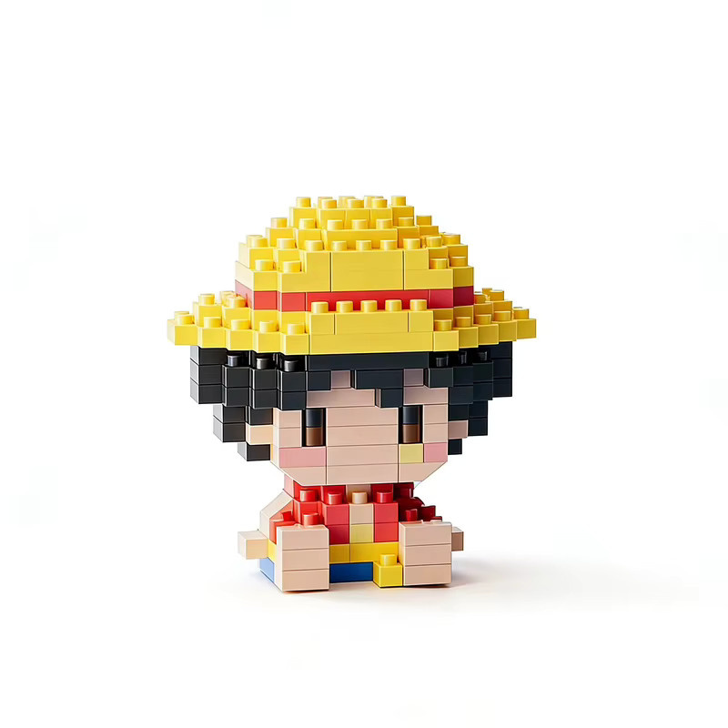 Bandai Block Chopper 3D Anime-Modell, Bausatz, Zubehör - Bild 3