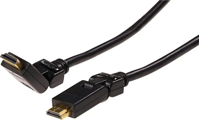 Schwaiger High-Speed HDMI-Kabel mit Ethernet in Schwarz, Länge: 1,5 m - Bild 1