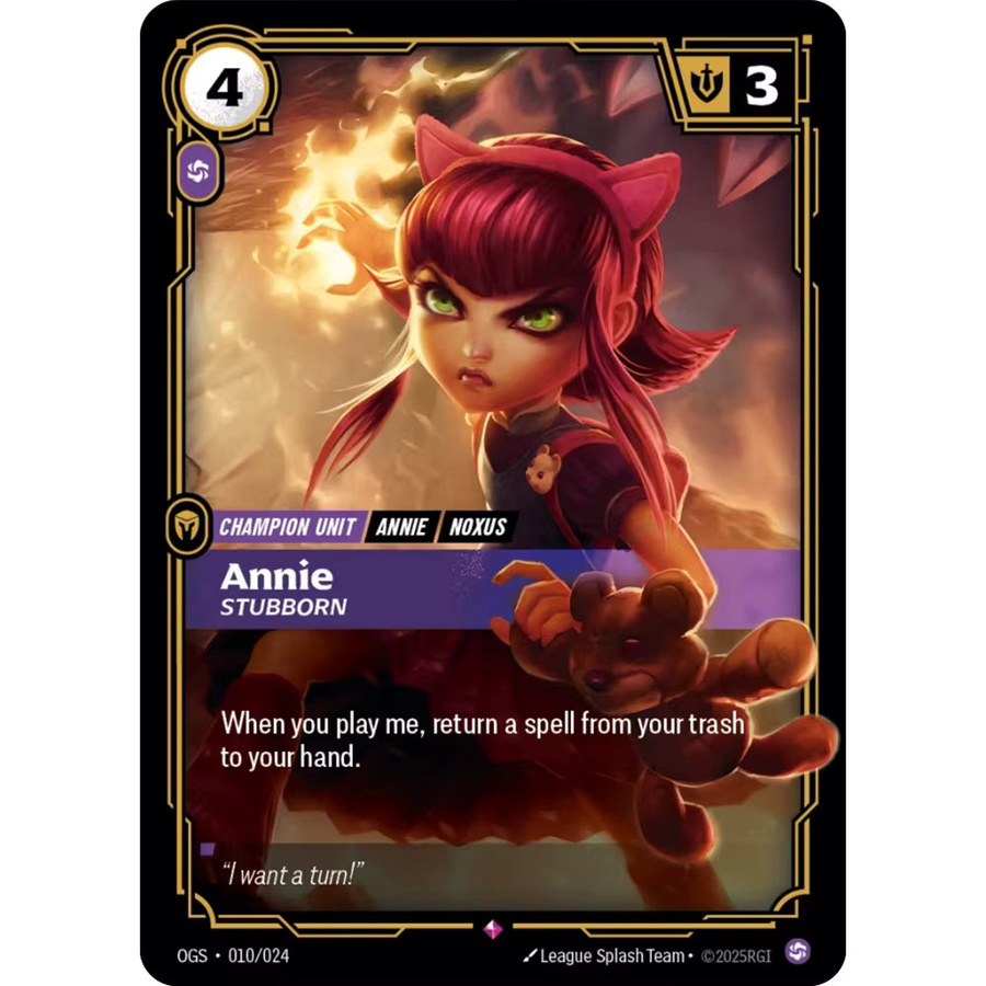 Bandai League of Legends Sammelkarten, TCG, Annie Wuju Bladesman Flash Lux - Bild 2