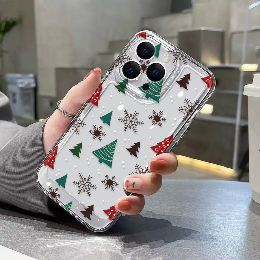Weihnachten Handyhülle aus weichem TPU für Samsung Galaxy S25 Ultra S24 S23 FE S22 A56 5G A55 A54 A36 A16 A15 A35 A34 A26 A53 A52 A14 A13 in Multicolour - Bild 3