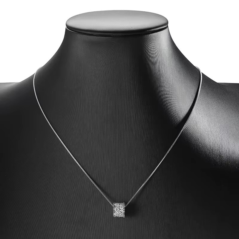 TBCYD Halskettenanhänger Moissanit, 925 Silber, Damen - Bild 5