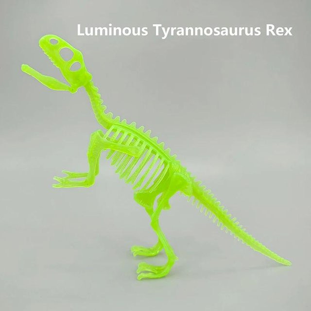 Montage DIY Jurassic Dinosaurier Fossil Skelett Mosasaurus Tyrannosaurus Actionfigur, ab 6 Jahren - Bild 1