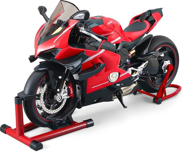 WELLY V4S-Motorradmodell, 1:7, Druckguss aus Legierung, mit Raucheffekt, Licht und Sound - Bild 1