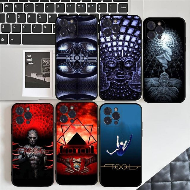 Stoßfeste weiche Handyhülle Musik T-Tool Band Rock für Apple iPhone 17 16 15 14 13 12 11 Pro Max und Air - Bild 1