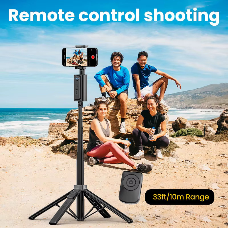 AOCHUAN Smart M3 Handheld-Selfie-Stick mit AI Tracking und 360 Grad Rotation in Schwarz - Bild 5