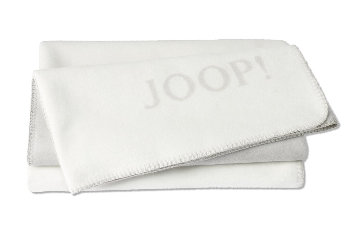 JOOP! Living Uni-Doubleface Decke in Schwarz und Weiß, Reversible Kuscheldecke aus Baumwolle und Polyacryl, Oeko-Tex Standard 100 - Bild 1