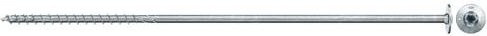 Fischer PowerFast II Tellerschrauben für Holz, Durchmesser: 8 mm, Länge: 380 mm, Innenvielzahn, Stahl galvanisch verzinkt, Silber, 50 Stück - Bild 1