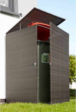 Merxx Mülltonnenbox Braun B/T/H: 66 x 64 x 109 cm