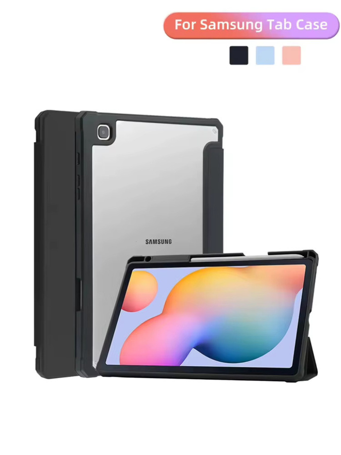 DANYCASE Schutzhülle für Samsung Galaxy Tab S6 Lite 10,4 Zoll mit Bleistifthalter und Auto-Wake/Sleep Funktion, Schwarz - Bild 6