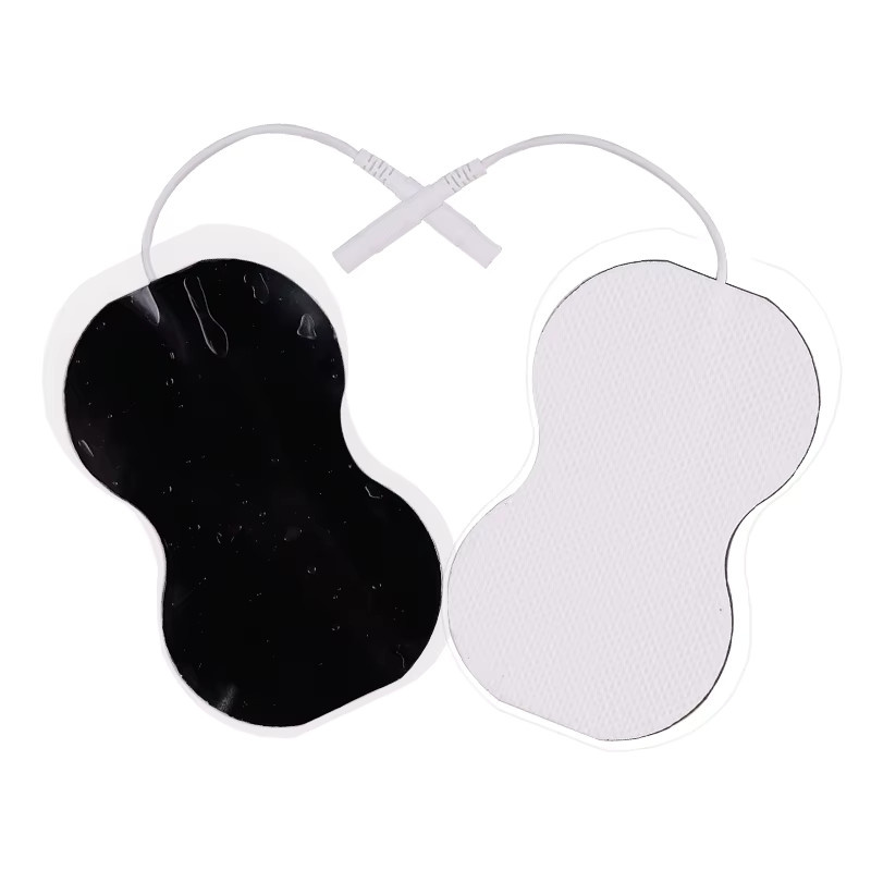 Raiuleko Silikon-Gel-Elektrodenpads, 10 Stück, 5x5cm, 2mm Stecker - Bild 2