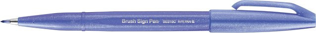 Pentel Brush Sign Pen Kalligrafiestift in Blauviolett - Bild 1