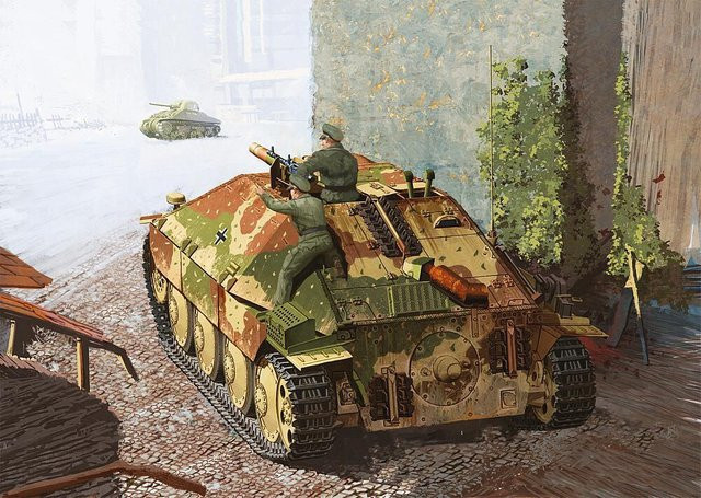 HETZER, Academy Plastic Model, Fahrzeuge, Kunststoff - Bild 1