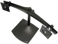 Ergotron 33-322-200 DS100 Dual Monitor Desk Stand für 48,3 cm bis 61 cm Monitore, Schwarz/Anthrazit, VESA 100x100 mm - Bild 1