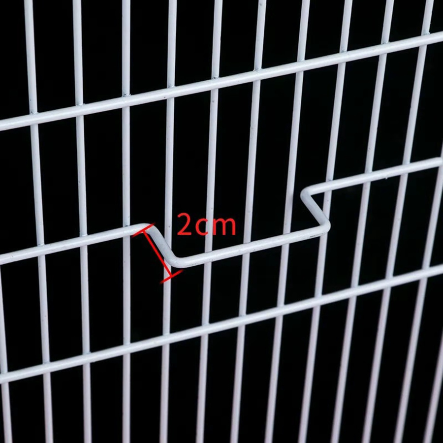 Serenable Ersatz-Bodengitter aus Metall in Weiß für Hasen- und Welpen-Laufställe sowie Meerschweinchen-Käfige - Bild 3