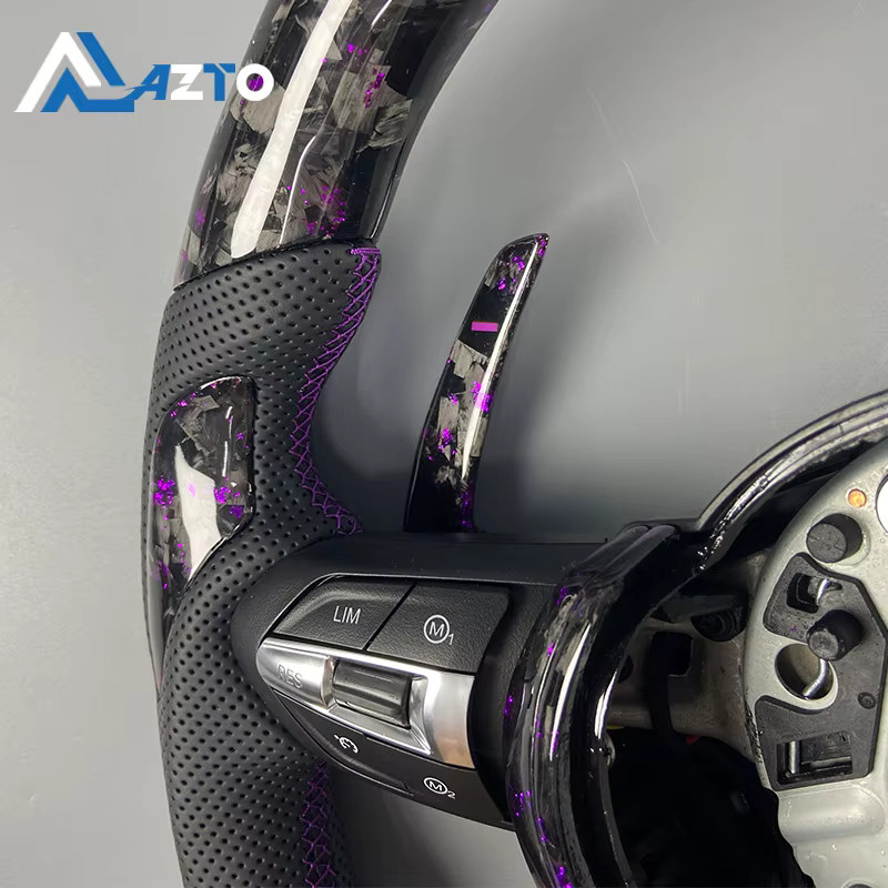 M Sport Lederlenkrad mit Carbonfaser für BMW F10 F11 F12 F15 F20 F21 F22 F25 F26 F30 F31 F32 F33 F34 F36 - Bild 4