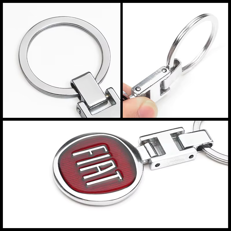 FIAT Schlüsselanhänger Metall, Unisex - Bild 5