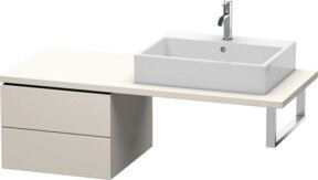 Duravit L-Cube Unterschrank Beige Matt mit 2 Schubkästen B: 42 cm, T: 54,7 cm - Bild 1