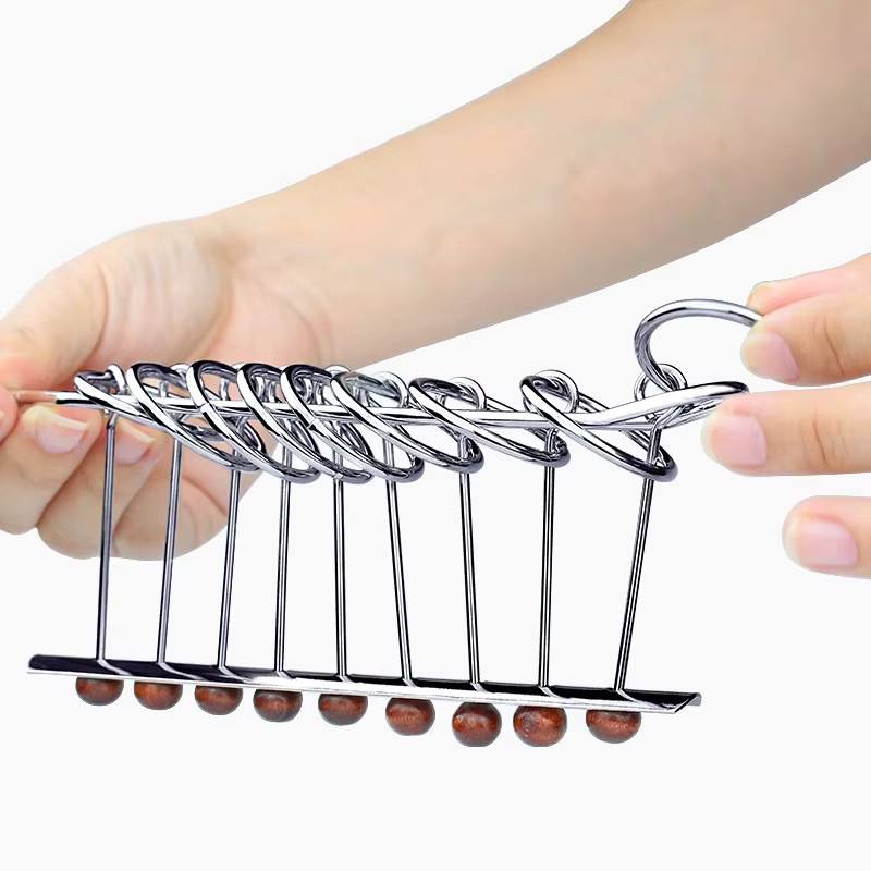 soulbao China Ring Metall-Puzzlespiel, Intelligenz-Puzzlespiel - Bild 3