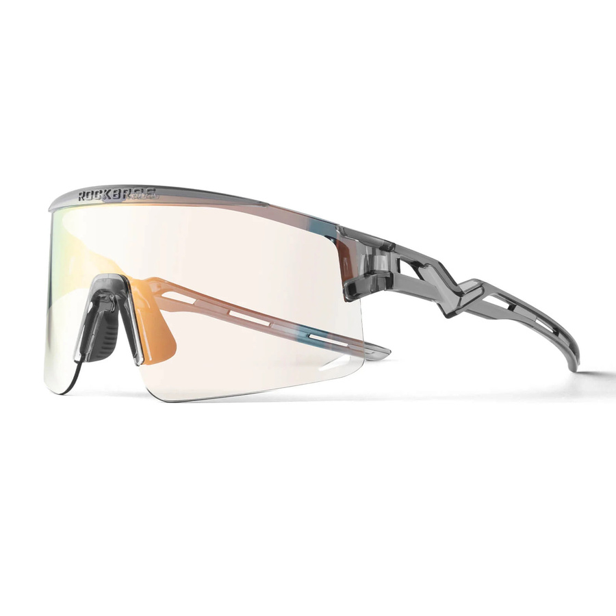 ROCKBROS Sportsonnenbrille, Vollrand, TR90, Unisex, grau - Bild 1