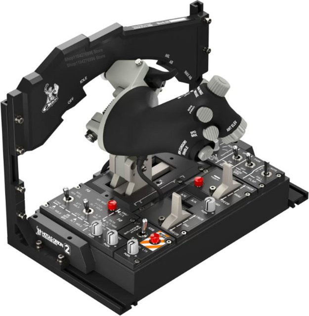 WINWING Orion 2 ViperAce EX Flight Throttle Kit Flugsimulator Steuerknüppel in Schwarz für DCS, X-Plane und MSFS - Bild 1