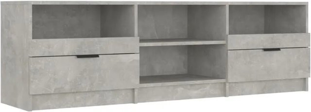 vidaXL TV-Schrank modern in Betongrau aus Holzwerkstoff, B/T/H: 150 x 33,5 x 45 cm - Bild 1