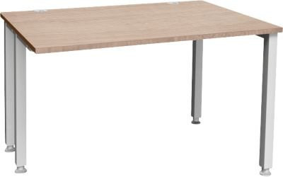 Schäfer Shop Genius Schreibtisch MODENA FLEX in Eiche-Dekor, höhenverstellbar mit Kurbel, Breite: 120 cm, Höhe: 82 cm - Bild 1