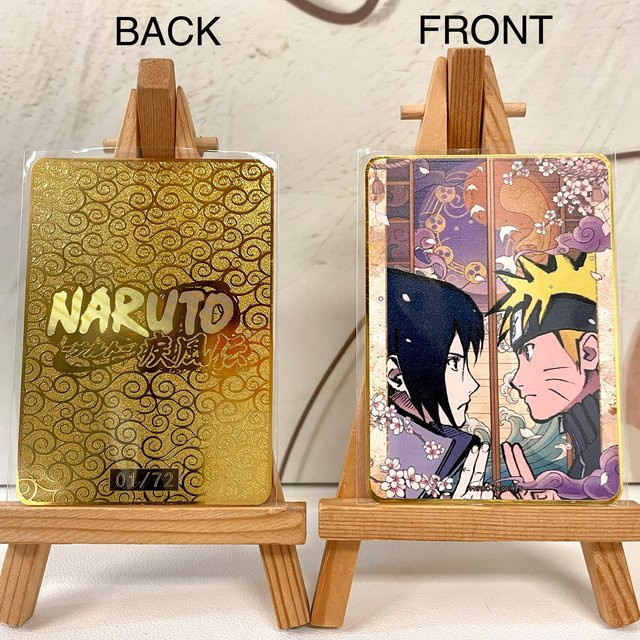 Bandai Naruto Anime-Sammelkarten, Metall, Bunt / Mehrfarbig, Kinderspielzeug - Bild 1