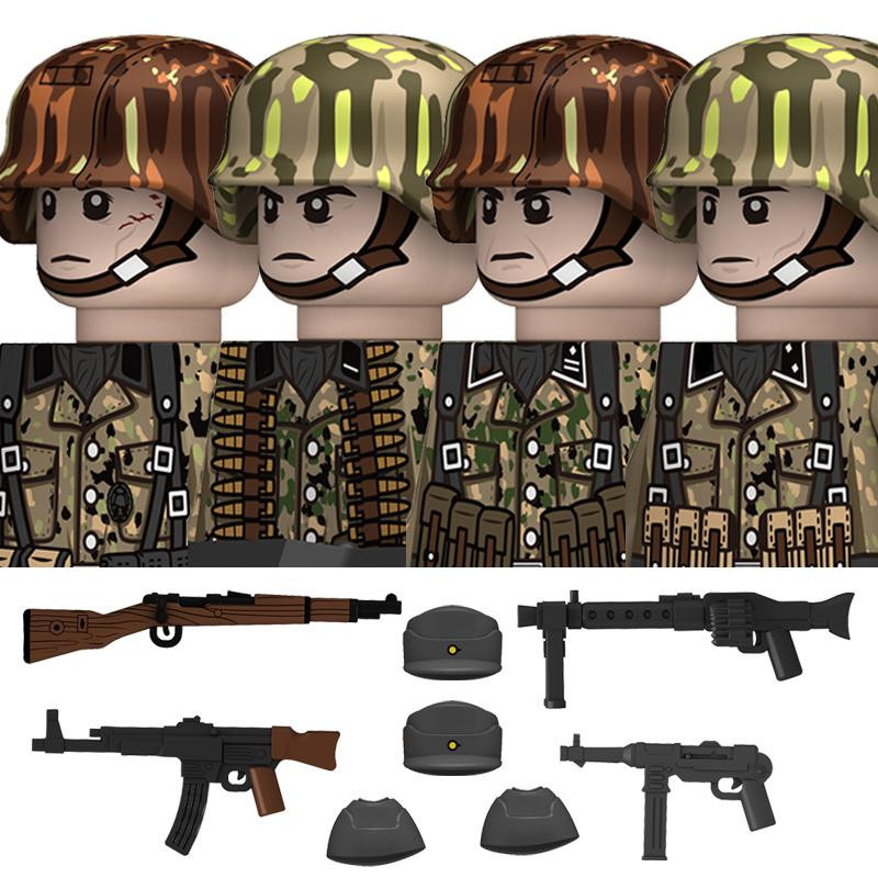 Yiran Toy Militär WW2 Bausteine Set mit Soldaten und Panzern - Bild 2