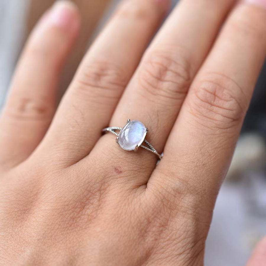 ITSMOS Ring, Mondstein, Silber, Damen - Bild 3