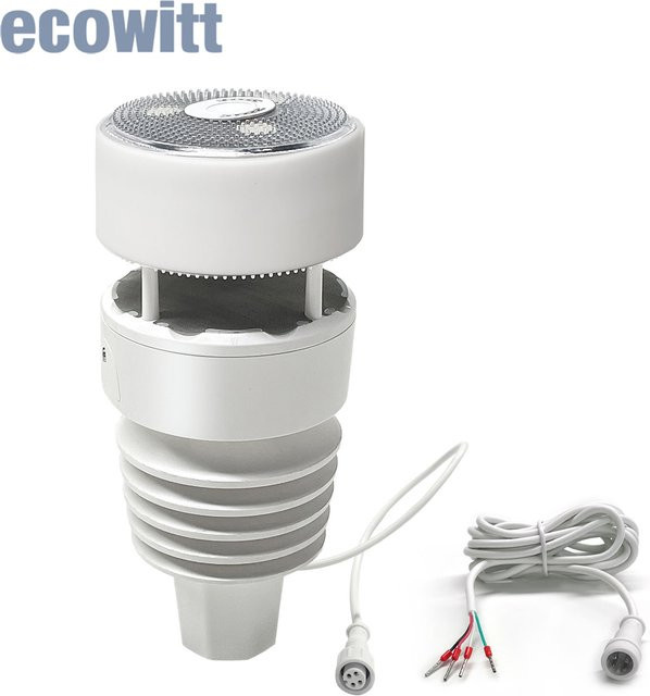 Ecowitt WN90SDI Wetterstation mit SDI-12 Schnittstelle und Protokoll in Weiß - Bild 1
