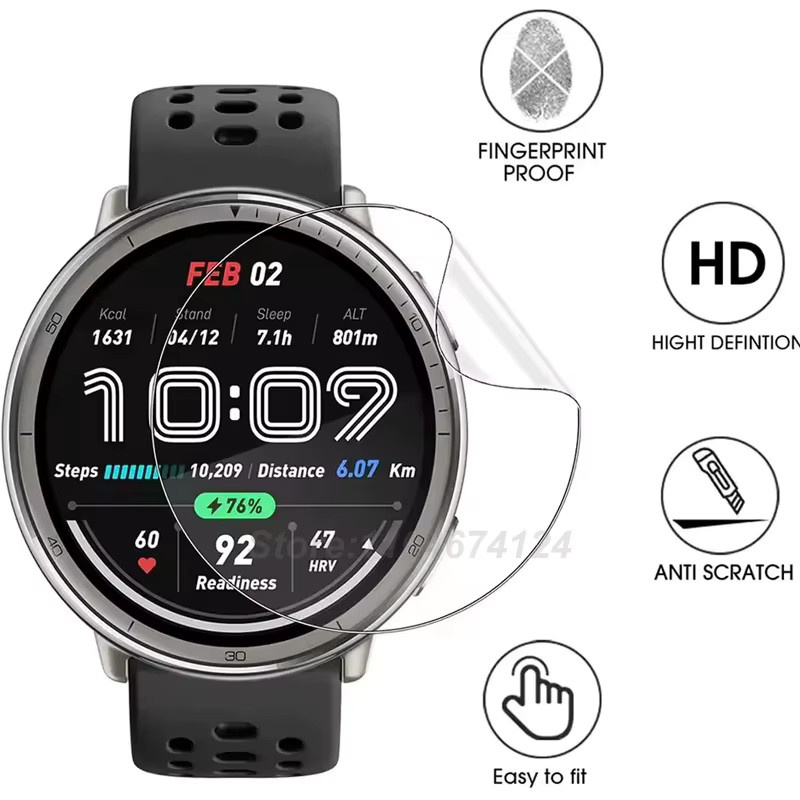 Amazfit Hydrogel Film für Amazfit Active 2, transparent - Bild 3