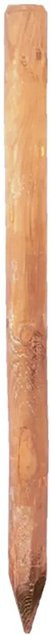 T & J Zaunpfahl Braun druckimprägniert rund Durchmesser: 8 cm, Höhe: 150 cm - Bild 1