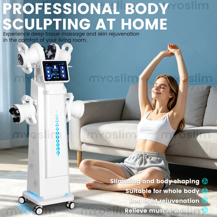 MYOSLIM 6-in-1 Multifunktions-Massagegerät, Weiß, Unisex - Bild 2