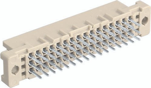 HARTING Federleiste 09232482825 in Beige mit 3 Reihen - Bild 1