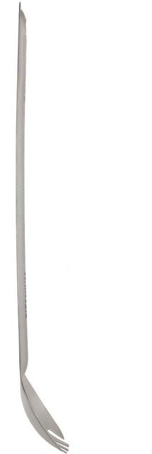 TOMSHOO Titan-Gabel mit langem Griff in Weiß mit mattem Finish für Camping und Picknick - Bild 1