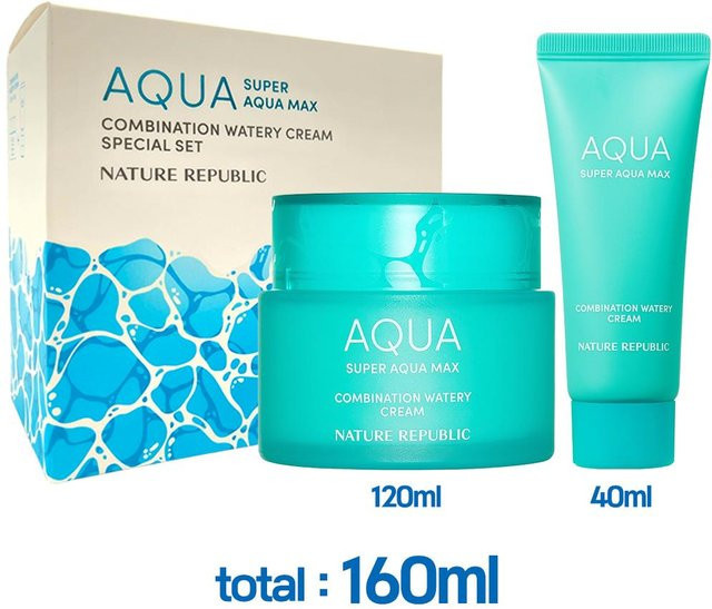Nature Republic Super Aqua Max Combination Watery Cream, 160 ml, Mischhaut - Bild 1