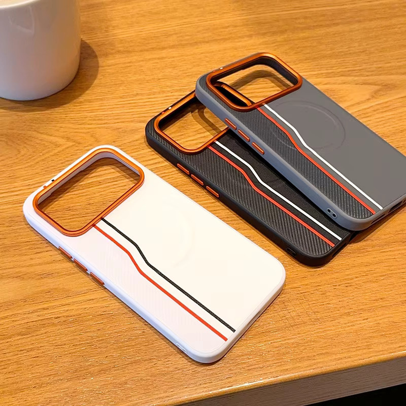 Luxus Magnetische Schutzhülle für Xiaomi POCO F8 Pro F8 Ultra und Redmi K90 Pro Max in Weiß mit kabelloser Ladefunktion und harter PU-Rückseite - Bild 3