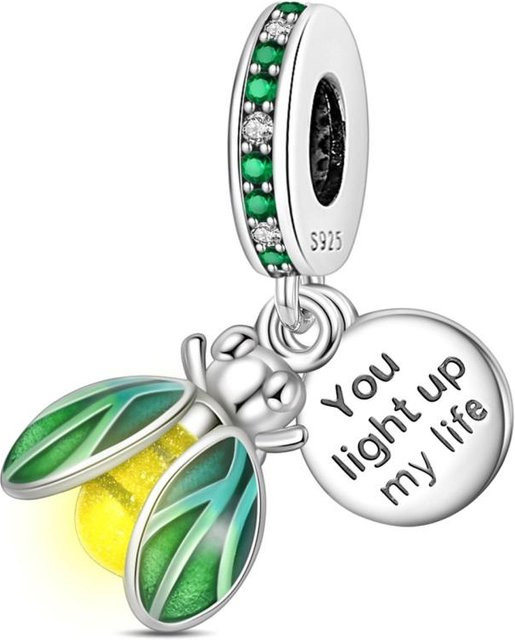 YIRAN Anhänger Charms, Kupfer, Perle, Zirkonia, Weiß, Damen - Bild 1