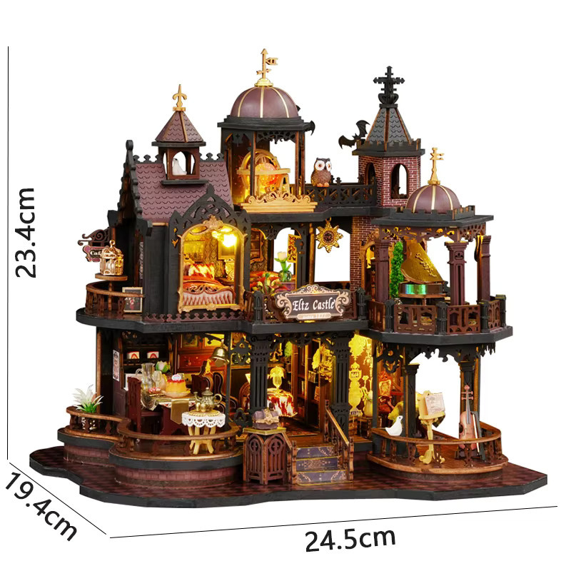 Battoom Schloss Casa, 3D-Puzzles, Holz, Fantasy - Bild 3