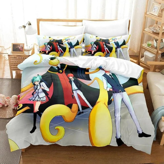 Bettwäscheset Assassination Classroom Koro-sensei von Lodestar mit Bettbezug und Kissenbezug, Mehrfarbig, B/H: 135 x 200 cm - Bild 1