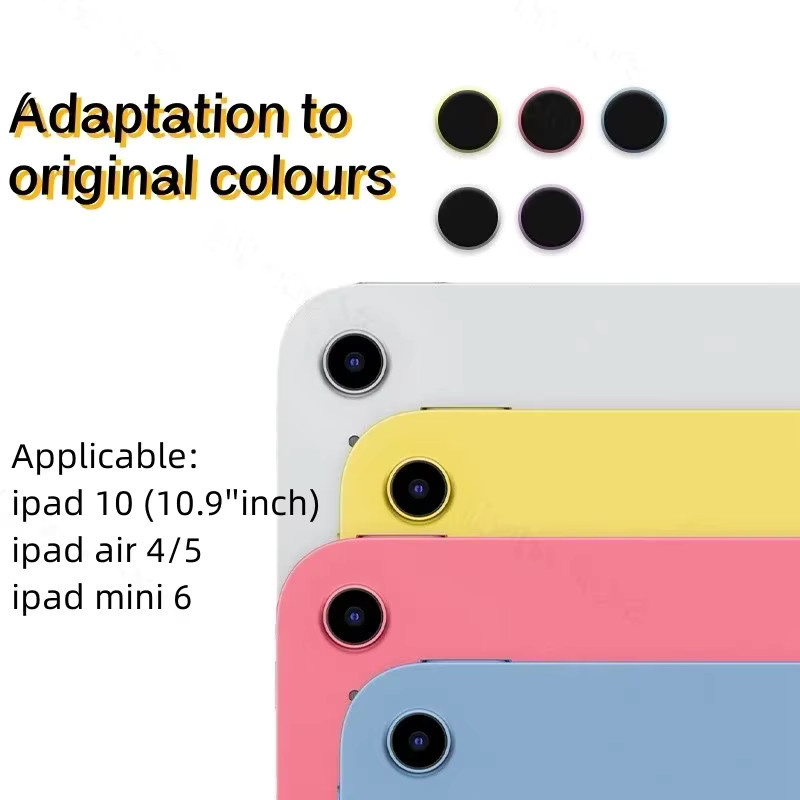 3D-Linsenschutzfolien für Apple iPad in Gold, Rückseitige HD-Schutzabdeckung für Kamera-Linsenglas - Bild 1