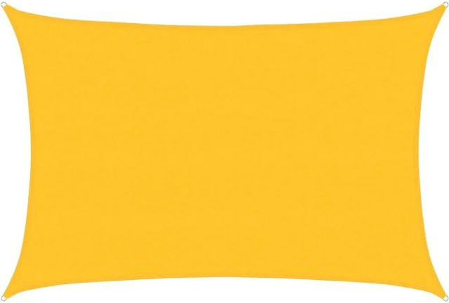 Furnicato Sonnensegel Rechteckig Gelb aus HDPE mit 160 g/m² B/H: 6 x 5 m - Bild 1