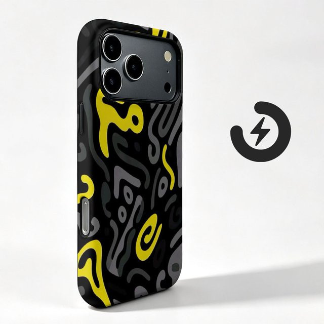 Magnetische Handyhülle mit abstraktem Graffiti-Muster für Xiaomi 13T Pro, 17, 15, 13, 14 Pro Ultra, 2-in-1 Schutzhülle mit Stoßfänger-Funktion, Multicolor - Bild 1