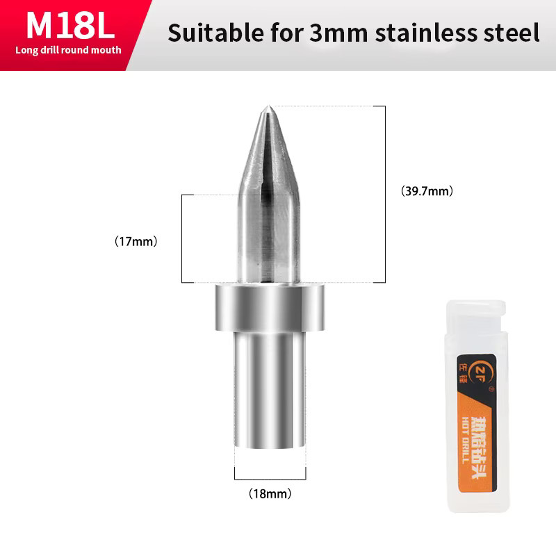 ZF Thermal Friction Flow Drill Bit VHM Lochherstellungswerkzeug in Silber für M3 bis M14 - Bild 3
