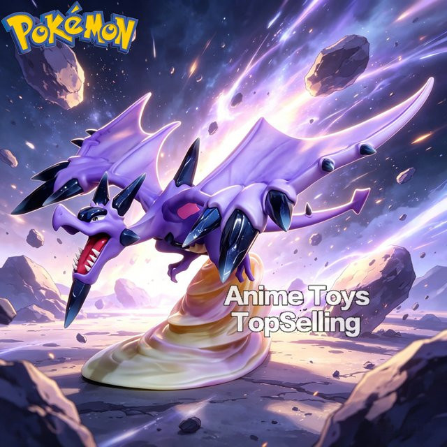 Bandai Pokémon Mega Aerodactyl, Actionfigur, Einzelfigur, Lila - Bild 1