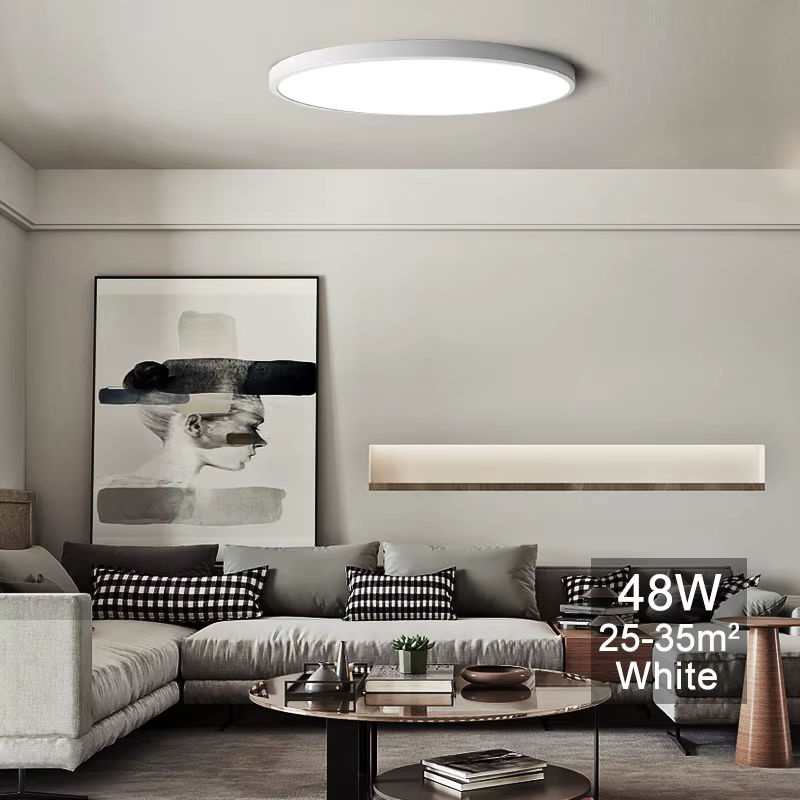 MARPOU moderne ultradünne LED-Deckenleuchte in Weiß für das Schlafzimmer - Bild 4