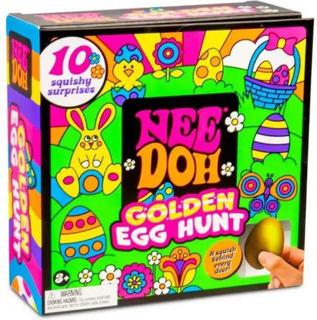 Needoh Adventskalender Blind Box, 10-teiliges Set, 10 Quetschspielzeuge, Goldene Eiersuche - Bild 1