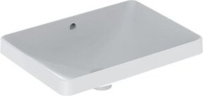 Geberit Einbauwaschtisch VariForm aus Keramik in Weiß, B/T: 55 x 40 cm - Bild 1