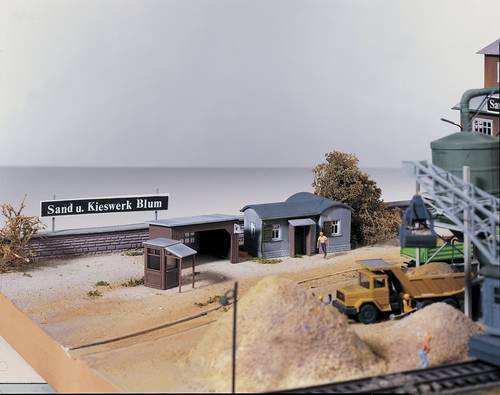 Piko H0 Sandwerk Verkaufsbüro Modellbau aus Kunststoff - Bild 1